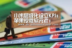 小米层级化设立KPI；苹果挖微软元老；海淀区31家企业备选科创板｜雷锋早报【安博